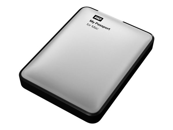 WD My Passport - Silver for Mac - Hard drive - external (portable) - USB 3.0 - Silver