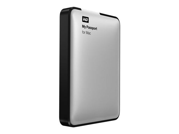 WD My Passport - Silver for Mac - Hard drive - external (portable) - USB 3.0 - Silver